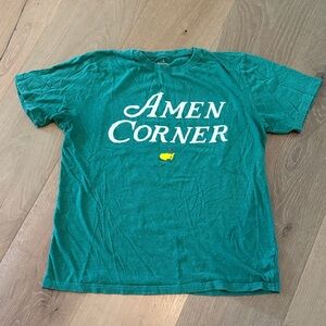 Amen Corner Green Graphic T-Shirt The Masters 100% cotton XL